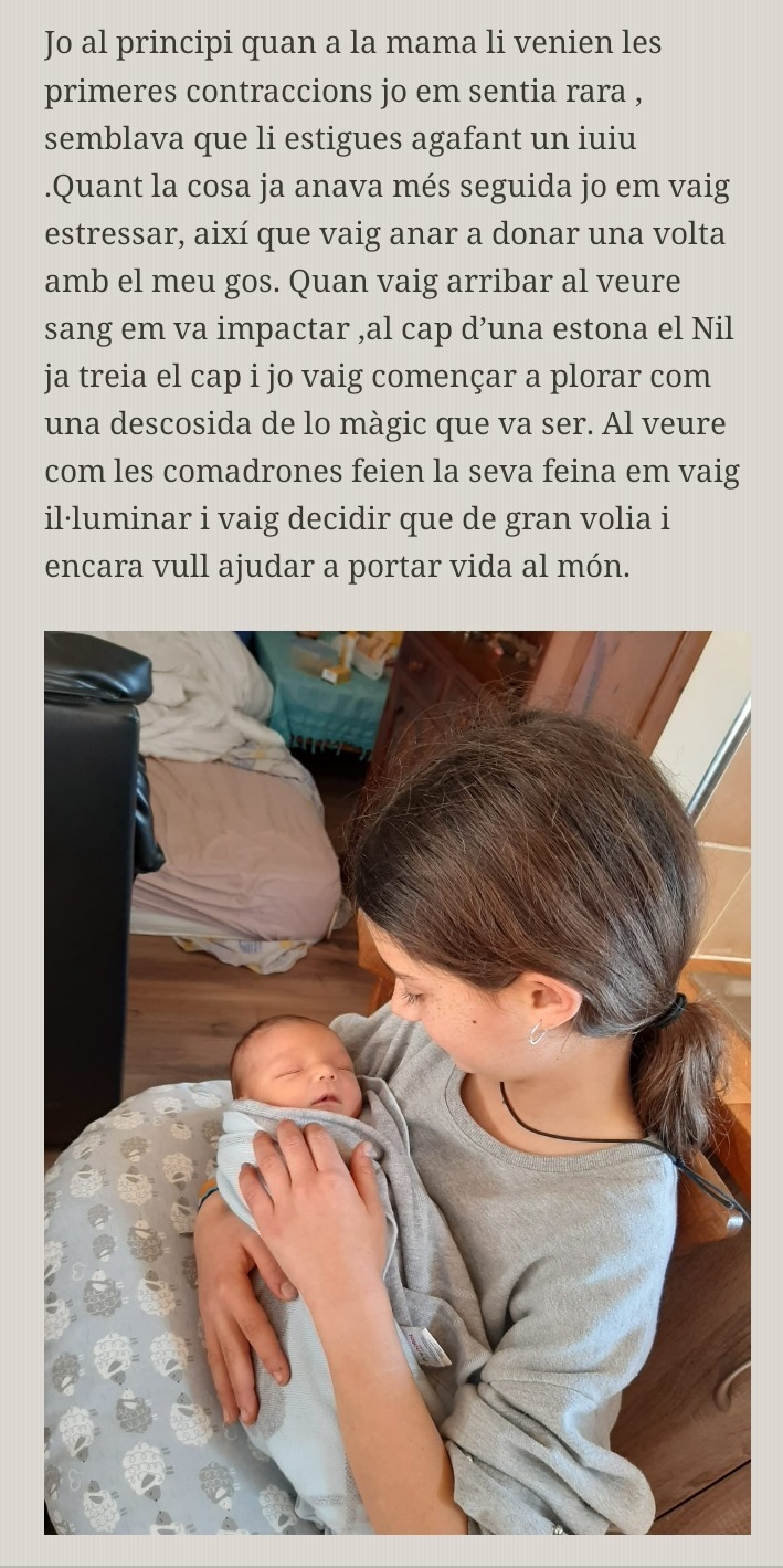 Nace en casa un hermanito